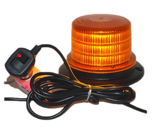Auto Direct Save Amber 4" LED Beacon Strobe Rotating Spot Light Warning Signal Emergency & Safety Lighting