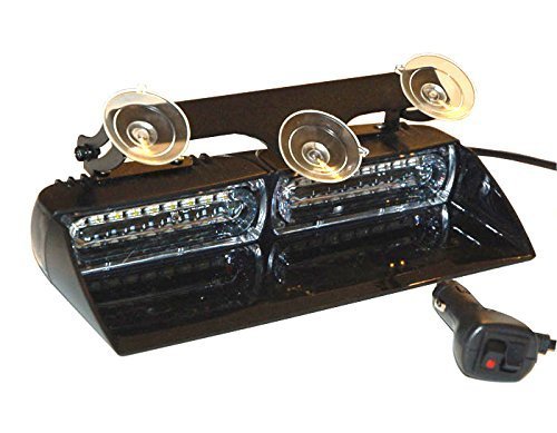 Amber Emergency LED Light Bar Windsheild Lighting Dash Deck Visor Warning Strobe Yellow