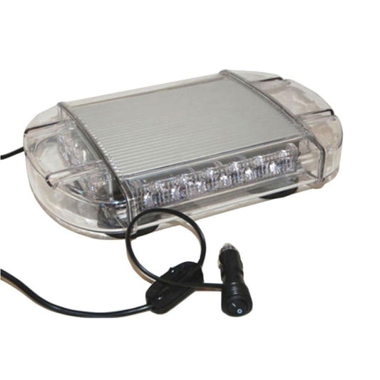 1 Watt 13 Inch Red & White LED Mini Light Bar Roof Strobe