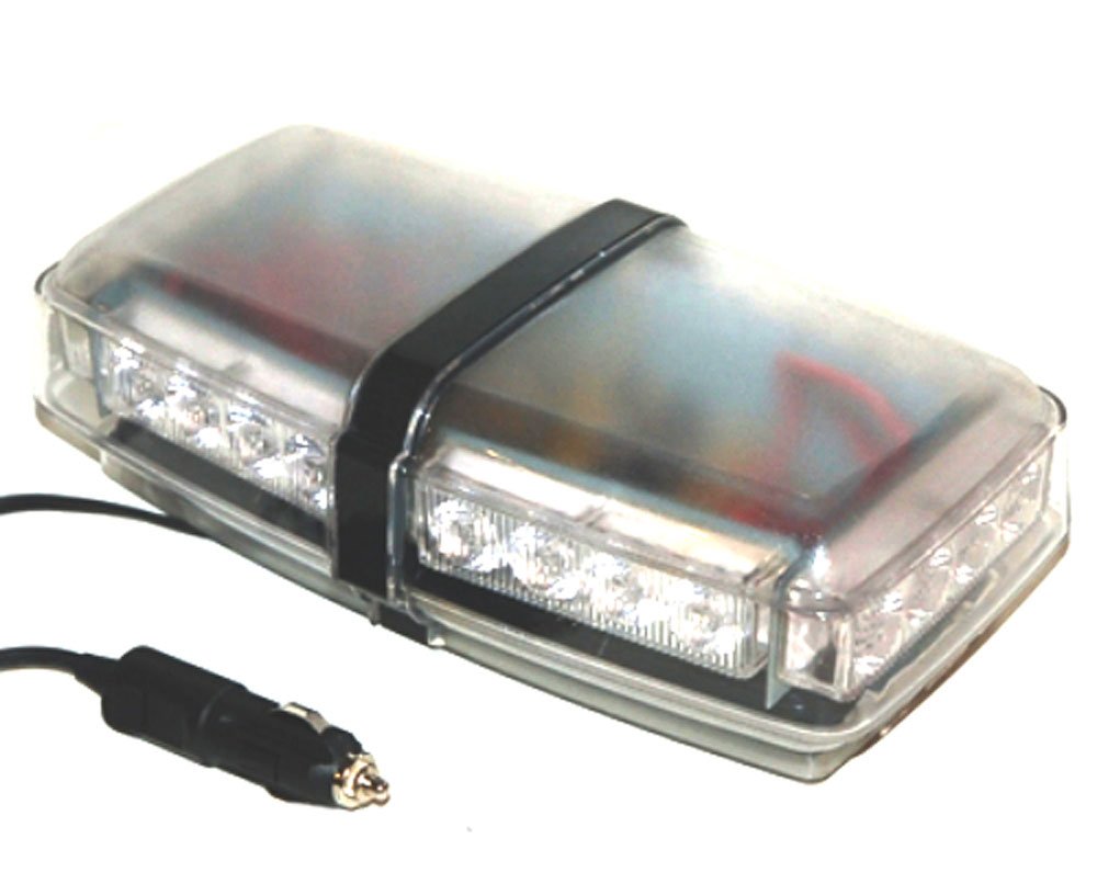 Auto Direct Save Amber and White LED Mini Light Bar Half Watt .5 Watt Mini Lightbar Amber White LED Lights Roof Strobe