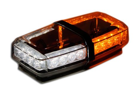 Auto Direct Save Amber and White LED Mini Light Bar Half Watt .5 Watt Mini Lightbar Amber White LED Lights Roof Strobe