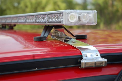 50" Amber Light Bar directional flash construction low profile warning emergency