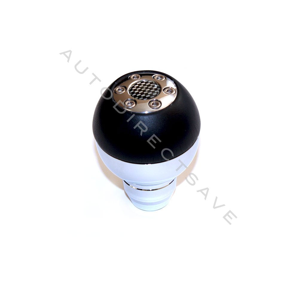 Auto Direct Save Manual Shift Knob Chrome Black S32 Gear Shift Knob