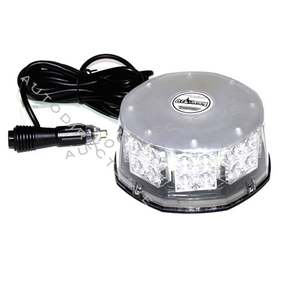 New Amber LED Beacon Strobe Light Flasher Security Warning Alarm Signal