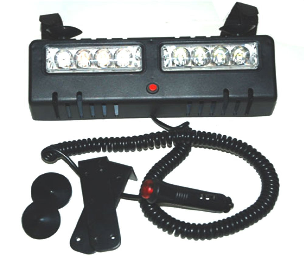 Auto Direct Save Blue White Ex-04 LED Dual Visor Strobe
