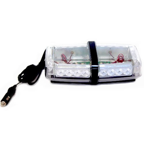 Auto Direct Save Amber and White LED Mini Light Bar Half Watt .5 Watt Mini Lightbar Amber White LED Lights Roof Strobe