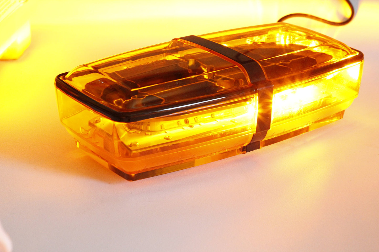 12W SMD LED Super Bright Mini Light Bar Amber Warning Lights Vehicle Safety Lighting