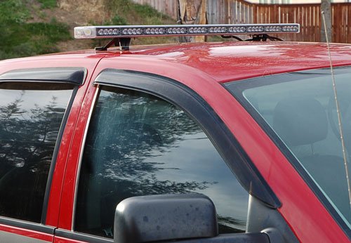 50" Amber Light Bar directional flash construction low profile warning emergency