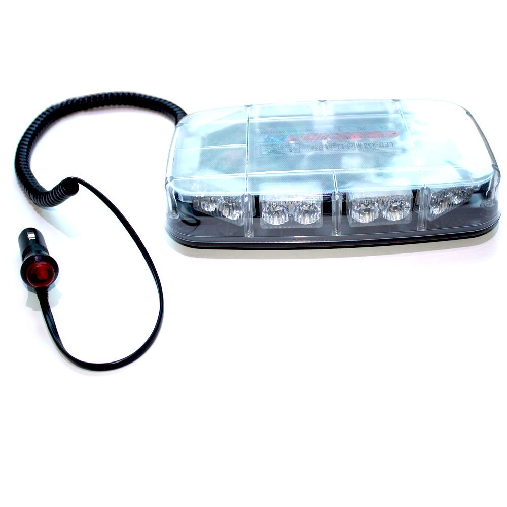 Amber and Blue Led Mini Light Bar