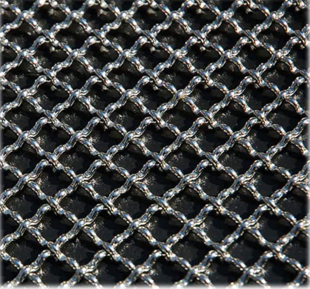 Chrome Plated Stainless Steel Mesh Material Body Kits Diamond Opening Grille 16"x48"