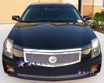 Chrome Plated Stainless Steel Mesh Material Body Kits Diamond Opening Grille 16"x48"
