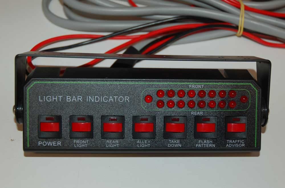 50" Amber Light Bar LED with Cargo Take Down Emergency Tow Truck Pilot Car Wrecker