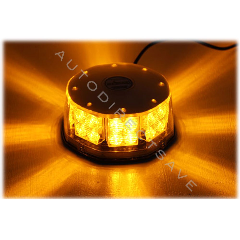 New Amber LED Beacon Strobe Light Flasher Security Warning Alarm Signal