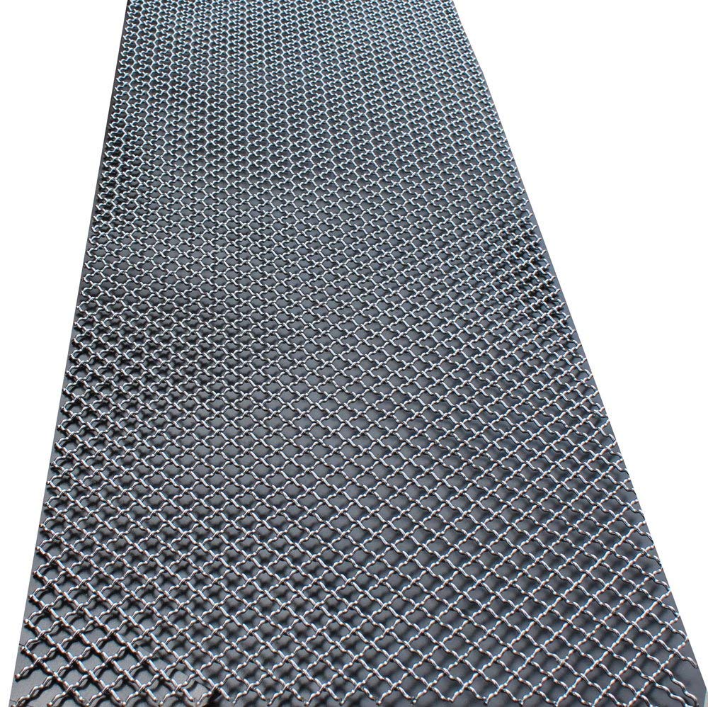 Chrome Plated Stainless Steel Mesh Material Body Kits Diamond Opening Grille 16"x48"