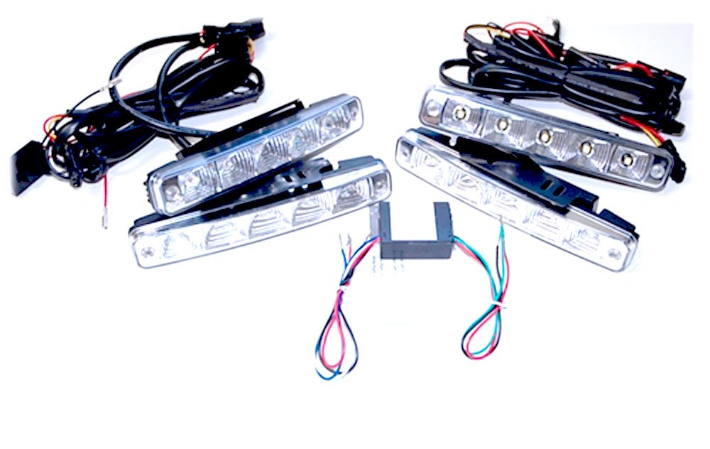 5 Watt LED Pyramid Strobe Kit Green White