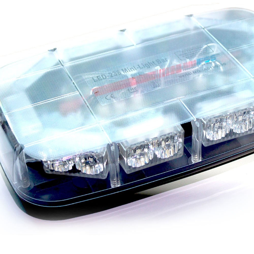 Amber and Blue Led Mini Light Bar