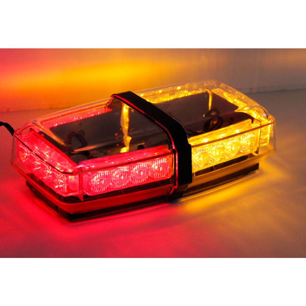 Auto Direct Save Red and Amber LED Mini Light Bar .5 Watt