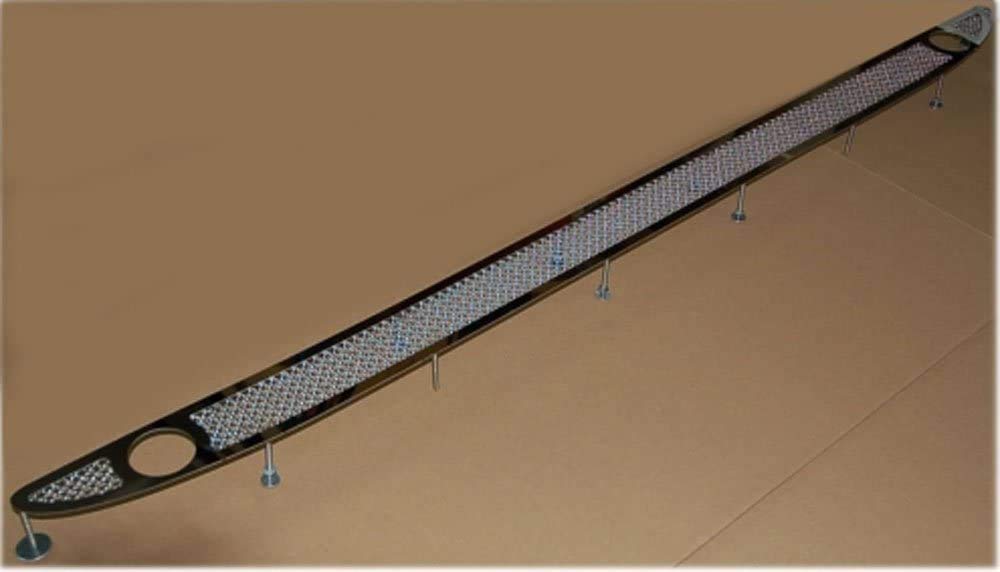 Chrome Plated Stainless Steel Mesh Material Body Kits Diamond Opening Grille 16"x48"