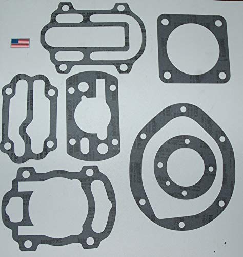 Gasket set compatible with Ingersoll Rand Model 242 32249302 30420384 7pc