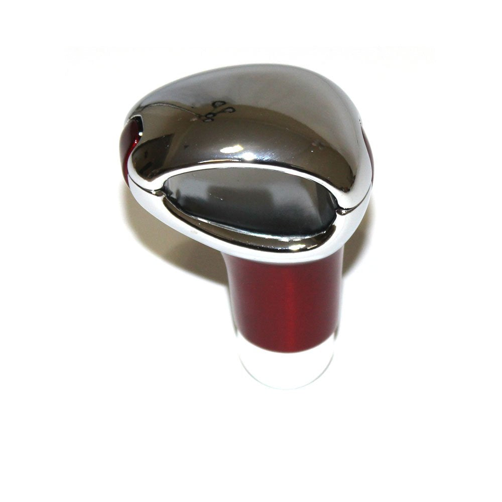 Auto Direct Save Manual Shift Knob Chrome and Red Universal Fit Gk44