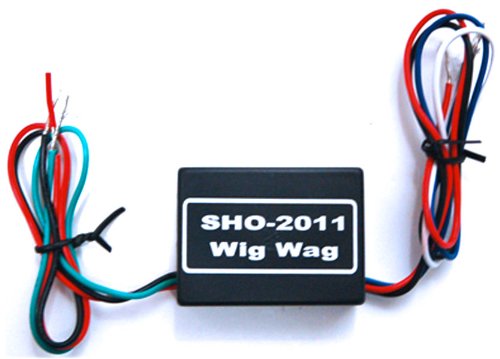 L121 Blue Led Strobe Lights Kits Includes Flasher Police and Emergency Dash Lights