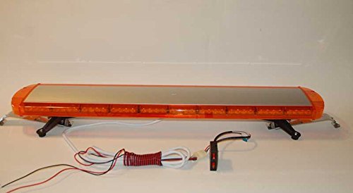 47" Amber Light Bar Amber Lens LED Sale Construction Tow Truck roof top Emergency Warning Flash Beacon