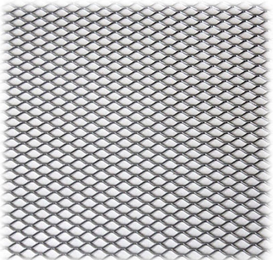 Aluminum Plated Mesh D Material Body Kits Diamond Opening Grill 12"x48"