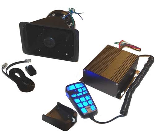 Auto Direct Save 100W Siren Emergency Vehicle Warning Handheld Siren Speaker Mic PA System with Light Control Switches