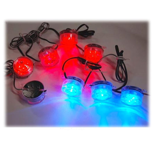 Red Motorcycle Led Lights Kit Both Interior Exterior Accent Lighting