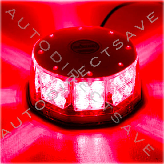 New Red LED Beacon Strobe Light Red Security Warning Alarm Signal