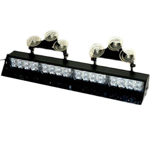 Red Blue Quad 2 LED Lightbar 1 Watt Visor Strobe Light