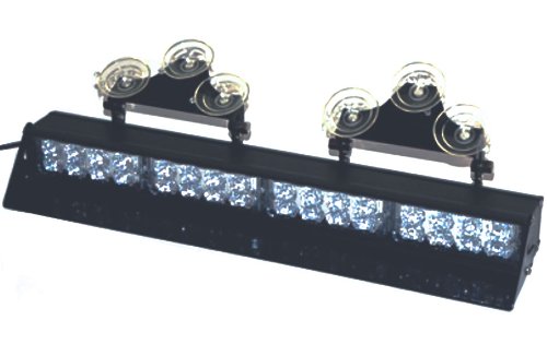 Auto Direct Save Amber Quad 2 LED Lightbar 1 Watt Visor Strobe Light
