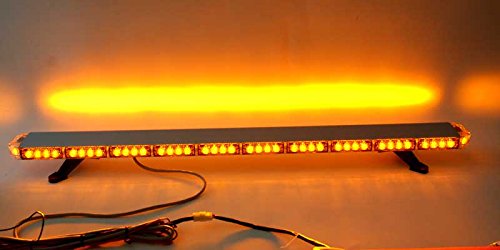50" Amber Light Bar directional flash construction low profile warning emergency