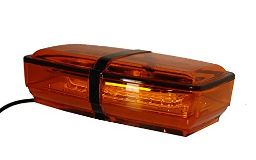 Autodirectsave.com Amber SMD LED Mini Light Bar 12 Watt Roof Strobe Mini Lightbar