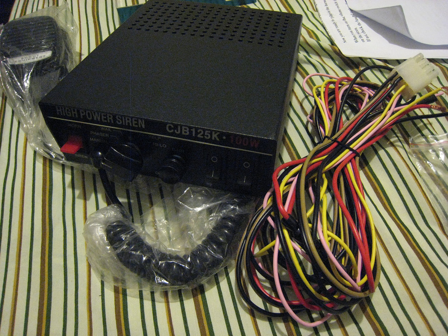 CJB 100 Watt High Power Police Siren