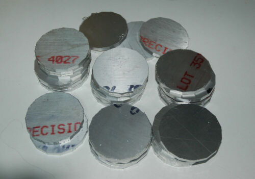 6061 aluminum 1/4" pentadecagon pentagon hexagon octagon 30 pc flat plate round