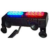 Red Ex-04 LED Dual Visor Strobe