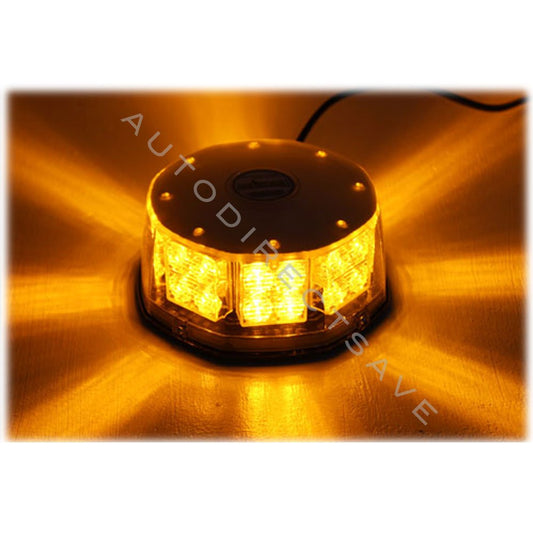 New Amber LED Beacon Strobe Light Flasher Security Warning Alarm Signal